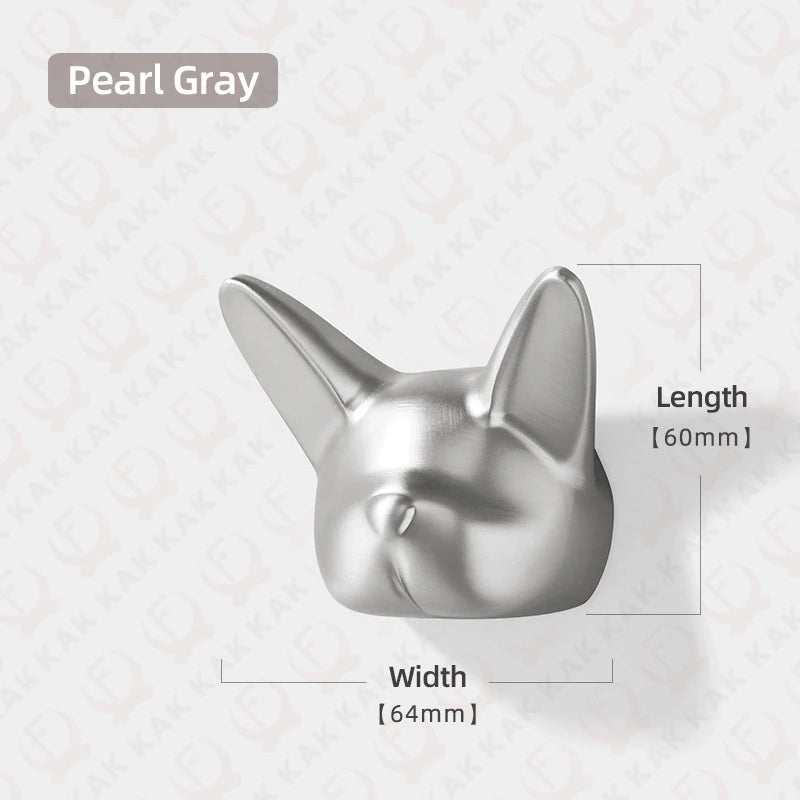 KAK Bulldog Design Wall Hanging Hooks Coat Hook Bag Hat Rack Rackers Zinc Alloy Wall Decorations for Kis Hardware Fittings