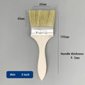 Thick-handled and thin-handled paint brushes are available. Household soft-bristled dust-removing brushes and special brushes fo