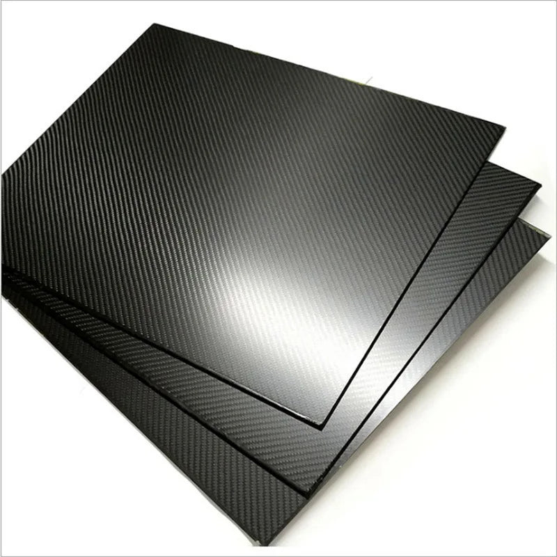 200mm X 300mm 0.5mm 1mm 1.5mm 2mm 3mm 4mm 5mm Carbon Plate Panel Sheets High Composite Hardness Material Carbon Fiber Board