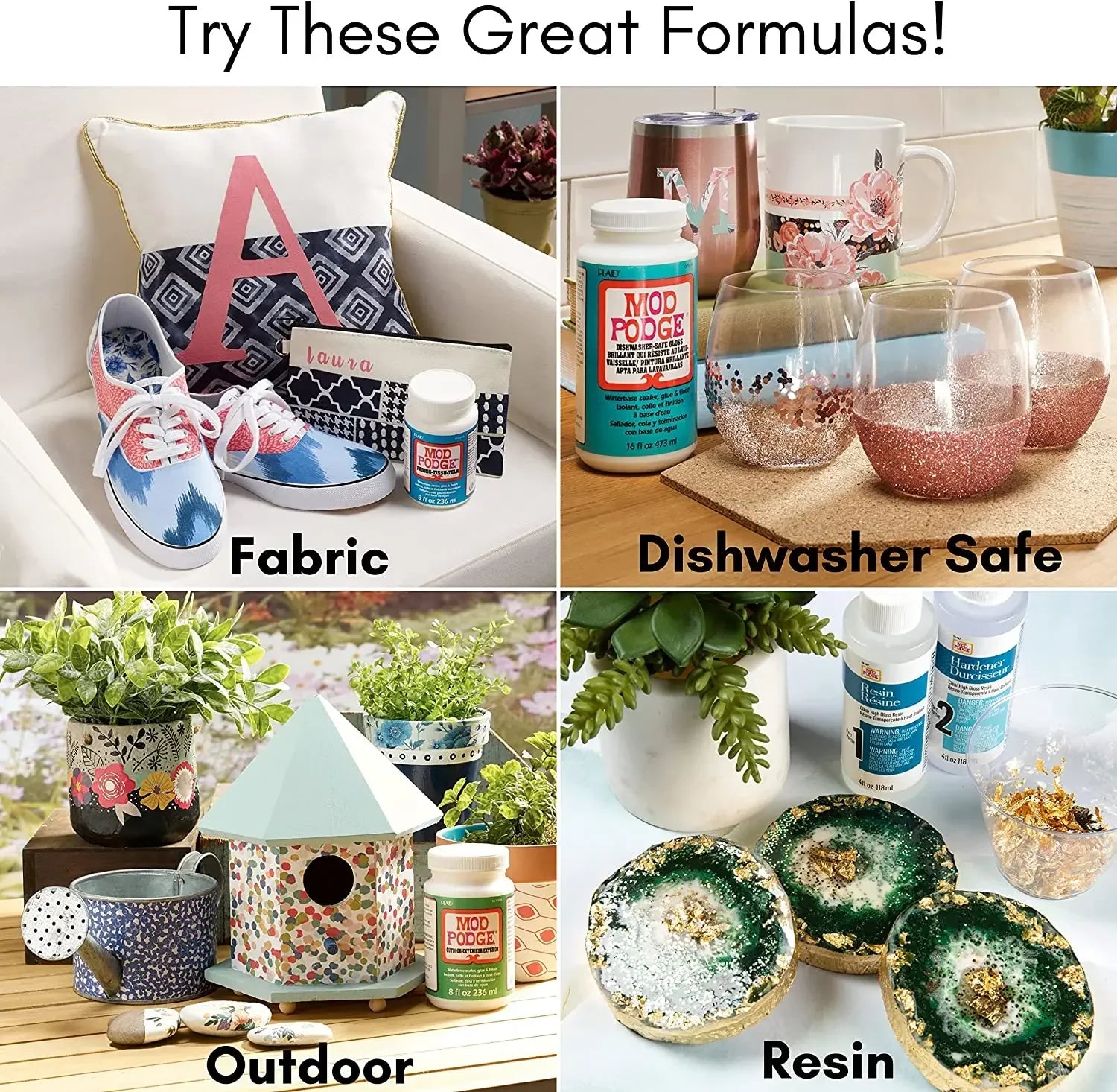 Mod Podge Matte gloss fluid painting glue board transfer dried flower seal Collage glue plaid Wood transfer glue dried flowe
