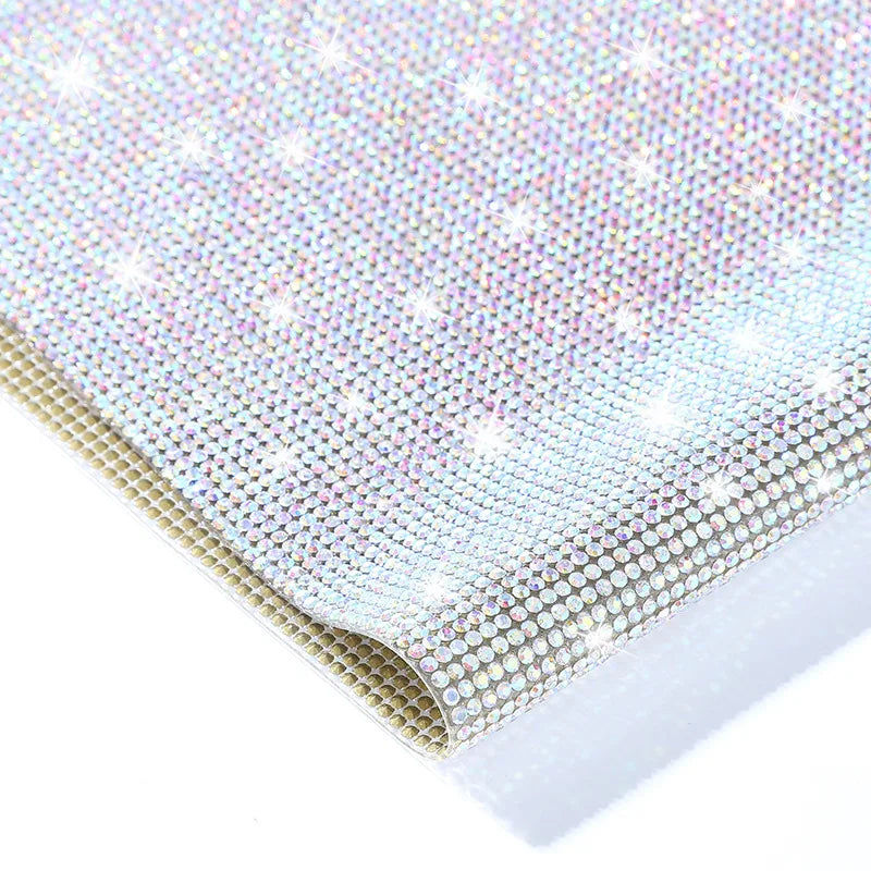 Self-adhesive Rhinestone Jewelry DIY Accessories Phone Case Shiny Diamond Ribbon Wedding Crystal Tape Sticker Car Interior Decor