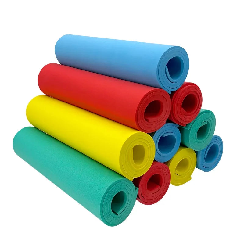 100x50cm Colorful EVA Foam Sheet Shock Absorption Foam Handmade Cosplay EVA Rubber Sound-absorbing Board Thickness 3/5/8/10/15mm