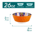 vancasso 6/12 Piece Ceramic Soup Bowls 4.7 inch Soup Bowls Colorful Bowls Dishwasher Oven Safe  for Cereal/Soup/Oatmeal