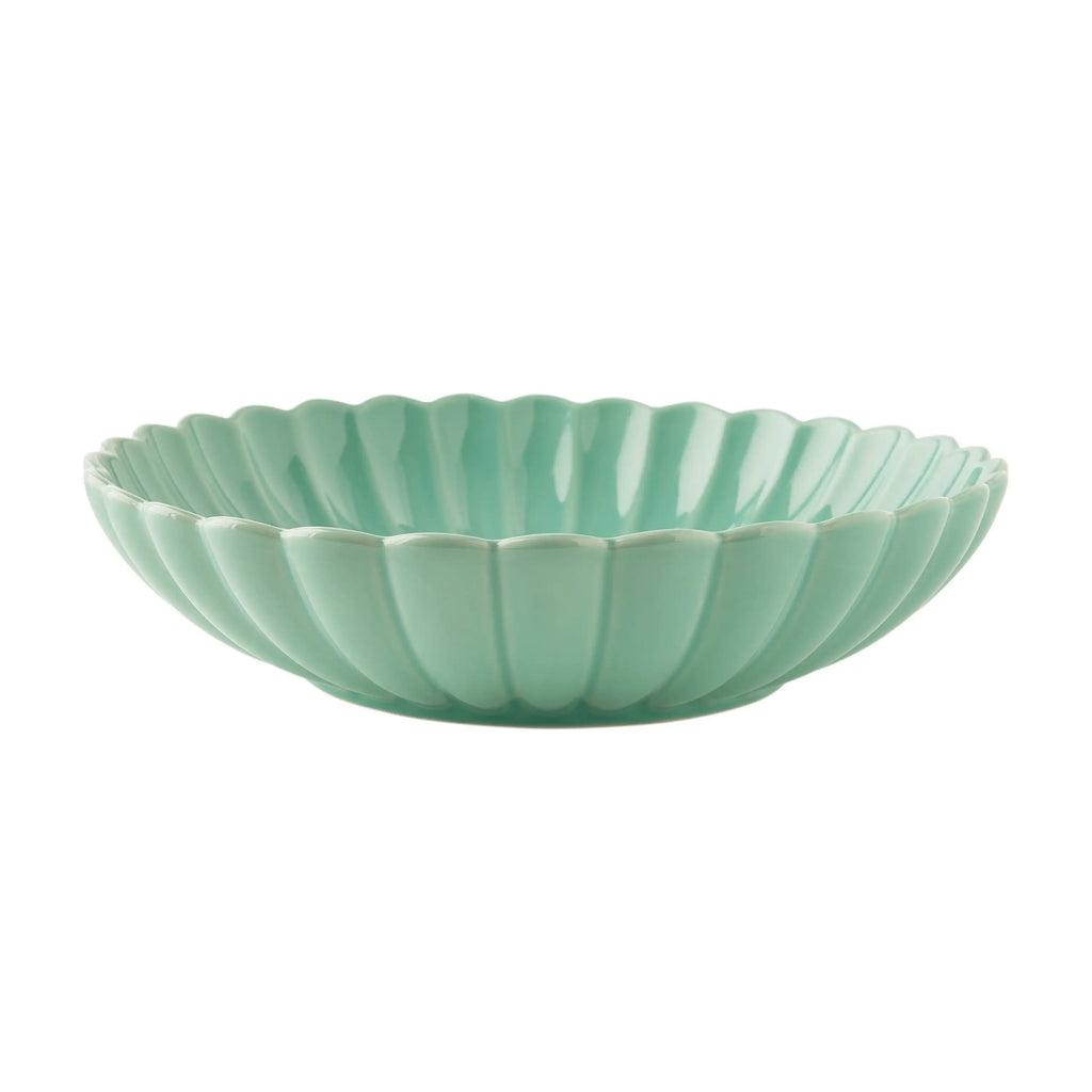 Vintage Green Serving Bowl - Microwave Safe Pasta & Mashed Potatoes Bowl | Colette Collection