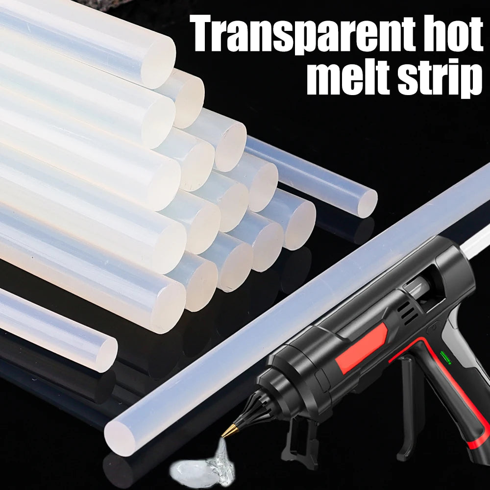Hand DIY Hot Melt Glue Sticks Translucent Strong Viscosity Rods for Glue Gun High Temperature Resistant Hot Glue Repair Tools