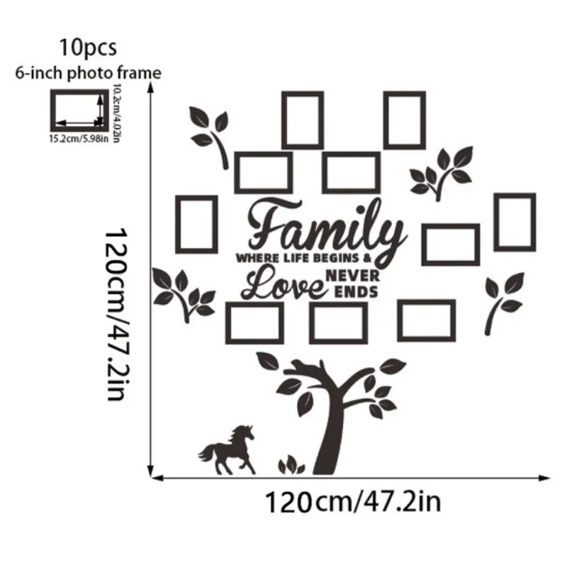 3DAcrylic Photo Wall Decor-DIY Customizable Photo Collage Kit for Home Wedding Party&Anniversary Wall Art Acrylic Frame100×100cm