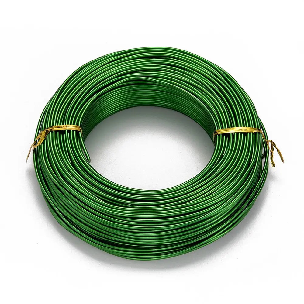 PandaHall 0.6-2.0mm Anodized Aluminum Wire 10 Sizes , Colorful Bendable Craft Wire for Jewelry Making, DIY Model Beading