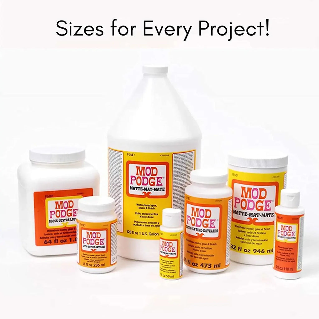 946ml Mod Podge Matte gloss fluid painting glue board transfer dried flower seal Collage glue plaid Wood transfer glue Mod Podge