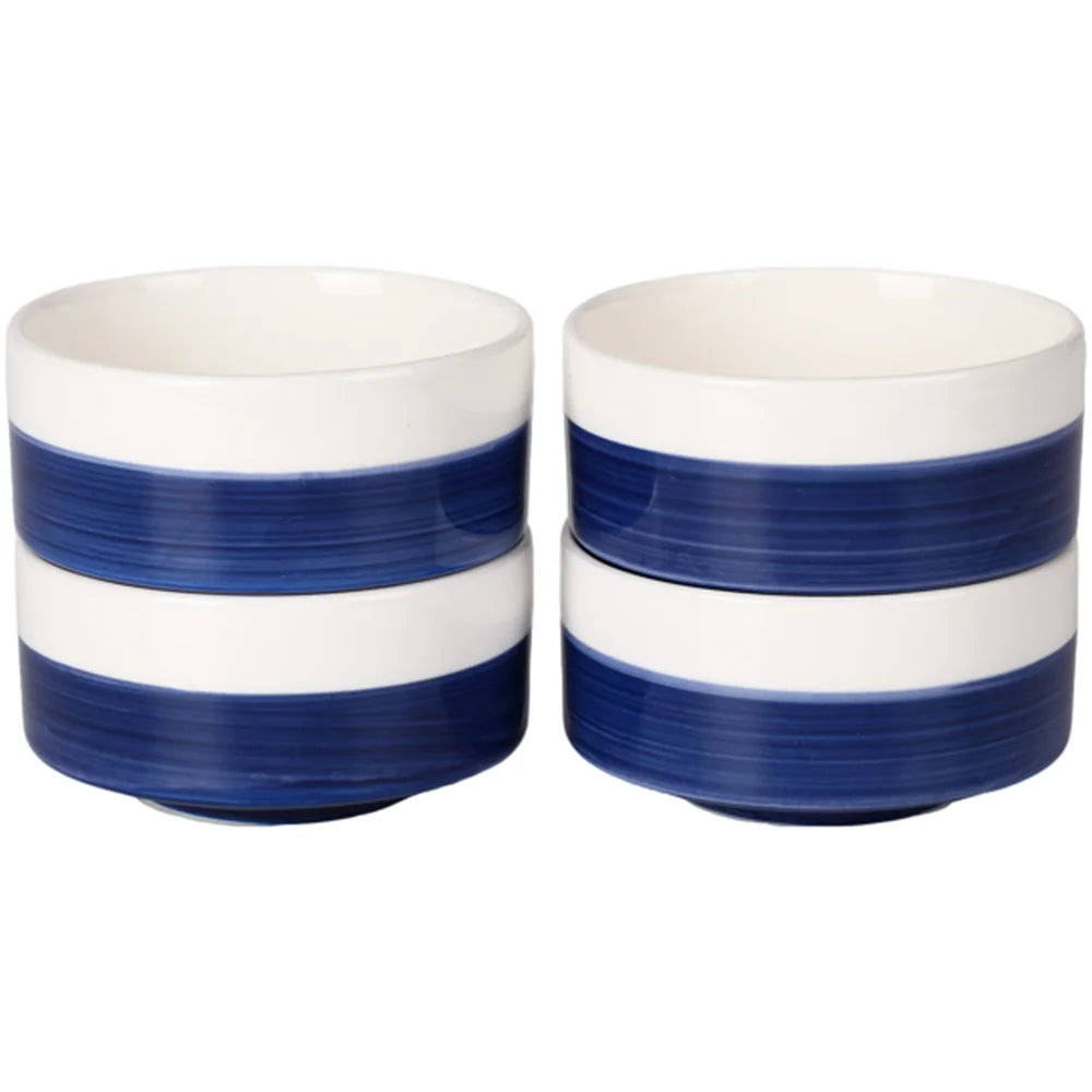4PCS Ceramic Bowls Cereal Bowl,Soup Bowls for Kitchen Ramen Bowl Microwave Safe for Oatmeal Fruit Salad and Rice Bowl