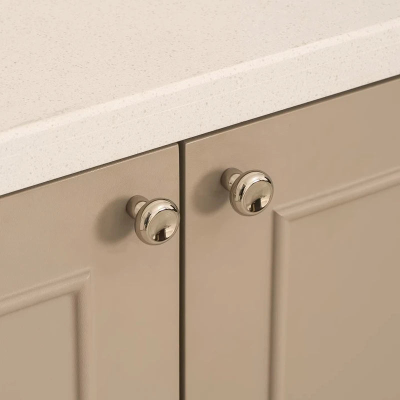 Brass Irregular Line Furniture Handles Bright Cupboard Wardrobe Dresser Drawer Cabinet Knobs Door Pulls T-Bar Decorative Knob