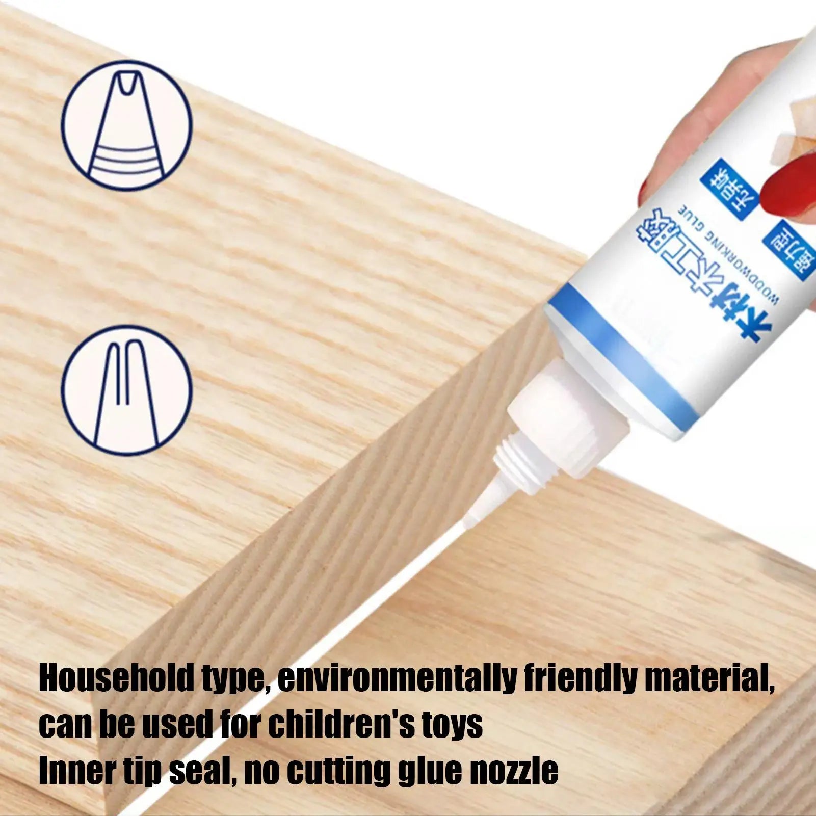 180ml Clear Wood Glue Carpenter Glue Transparent Eco-Friendly Wood Adhesive Safe Glue Woodworking Glue Multi-Functional Glue