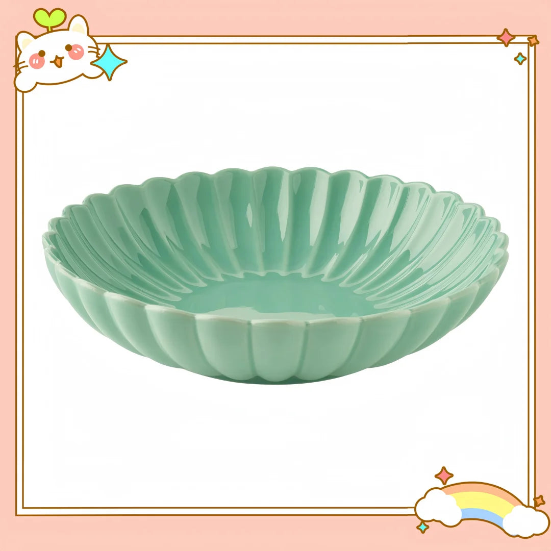 Vintage Green Serving Bowl - Microwave Safe Pasta & Mashed Potatoes Bowl | Colette Collection
