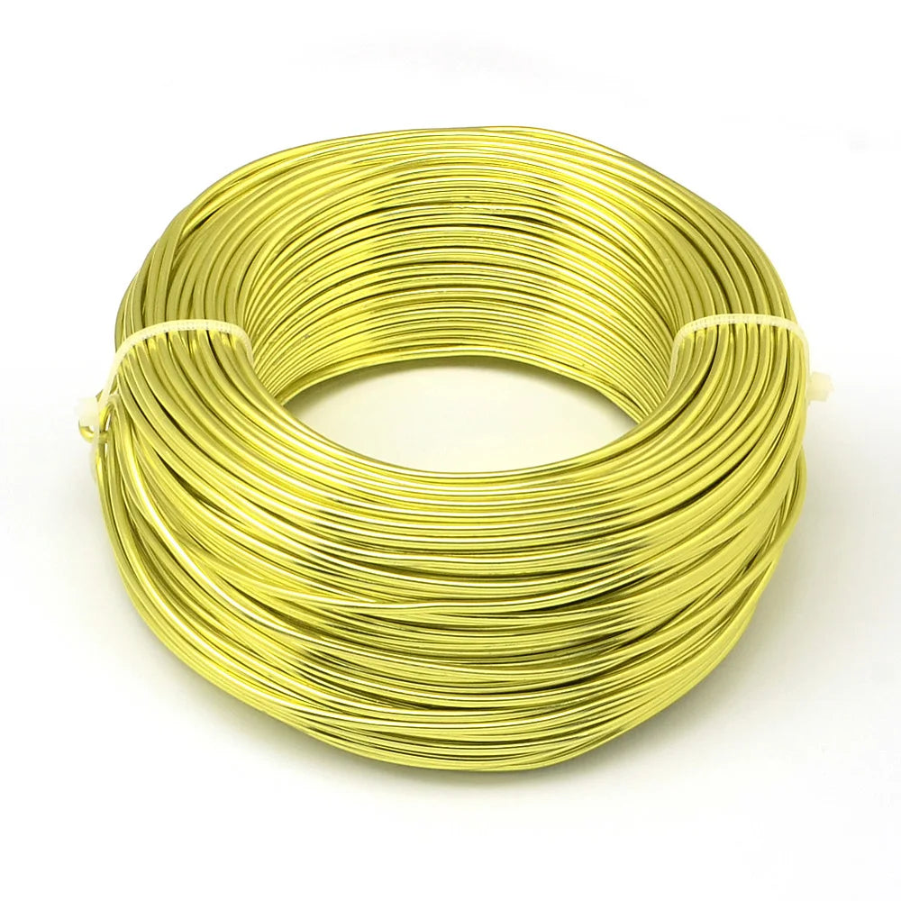 PandaHall 0.6-2.0mm Anodized Aluminum Wire 10 Sizes , Colorful Bendable Craft Wire for Jewelry Making, DIY Model Beading