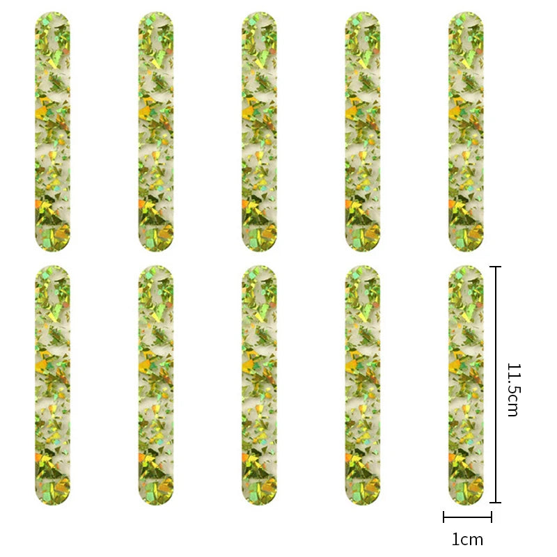 10 pcs Reusable Colorful Acrylic Popsicle Sticks, Cakesicle Sticks, Ice Cream Sticks, Craft Sticks, Chocolate Lollipop Holder