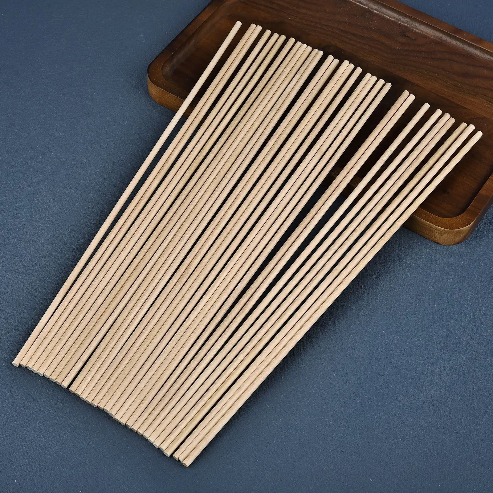 Round Wooden Stick 300mm Long DIY Wood Handmade 3/4/6/8/10/12/14mm Diameter Durable Dowel Building Model Woodworking Tool