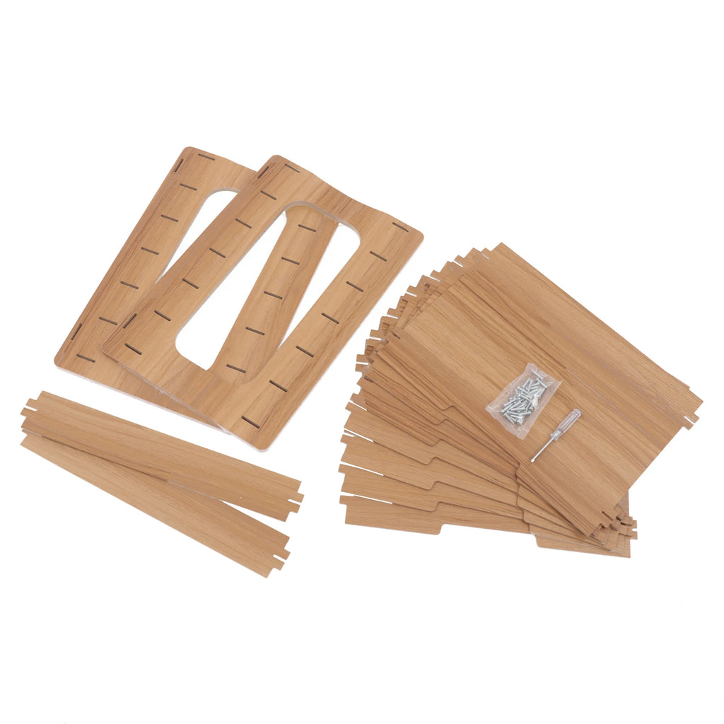 7Tier High-density Board Widen Wood Office Paper Organizer For Desk Desktop File Holder Desk Letter Tray & A4 Paper Sorter