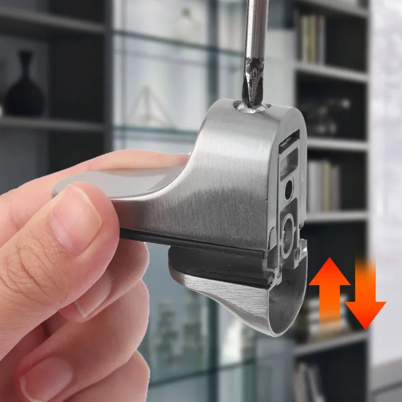 Zinc Alloy Glass Shelf Bracket Wall Mounted Bathroom Support Shelf Brackets Holder Adjustable Wooden Bookshelf Glass Clamps