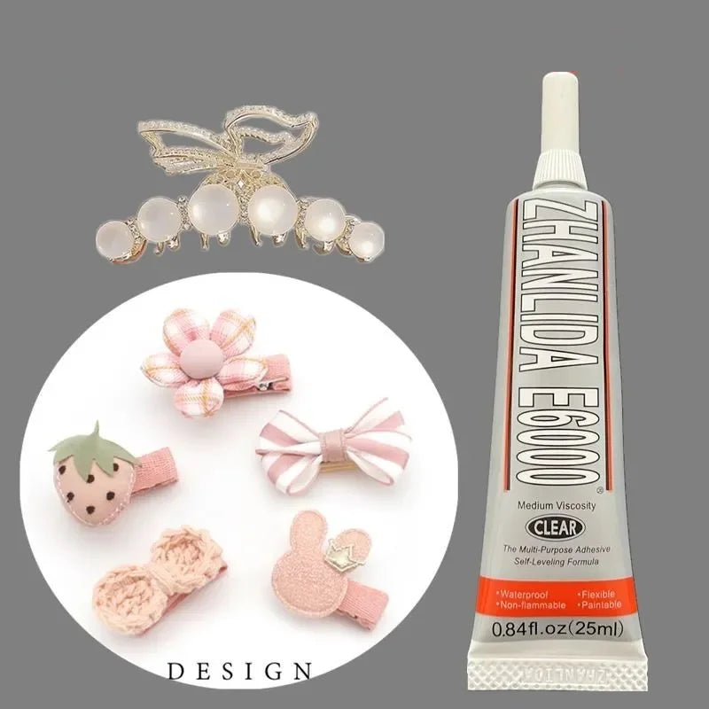 15/25/50ml E6000 Multipurpose Adhesive Crystal Jewelry DIY Super Liquid Glue Phone Screen Glass Repair Tool Women Nail Gel