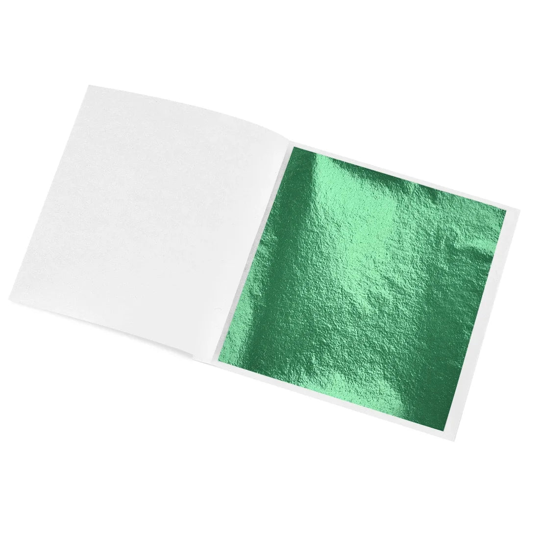 100pcs Imitation Gold Silver Foil Paper Leaf Gilding DIY Art Craft Paper Birthday Party Wedding Cake Dessert Decorations