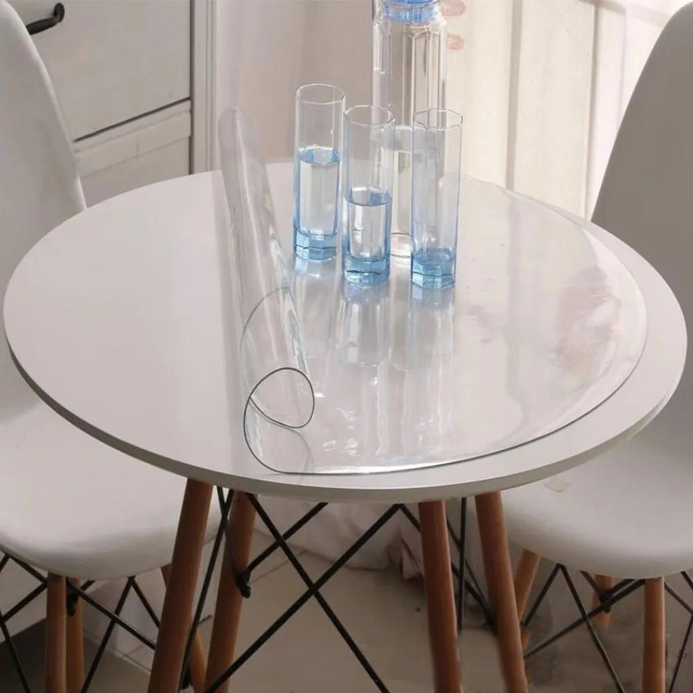 50*120CM Roll Clear Ultra-Transparent PVC Fabric Soft Glass Cloth Waterproof Crystal Bag DIY  Craft Decor Tablecloth Protective