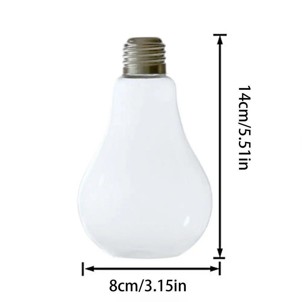 2/3pcs Light Bulb Flower Vase 14x8cm Transparent Glass Vase Fashion Hydroponic Flower Vase Home Gifts Desktop Glass Planter