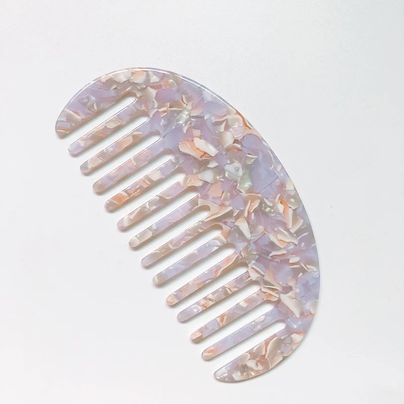Fashion Acetate Hair Combs Anti-static Massage Hair Brush Hairdressing Colorful Hairdress Salon Styling Tool Travel Accessories