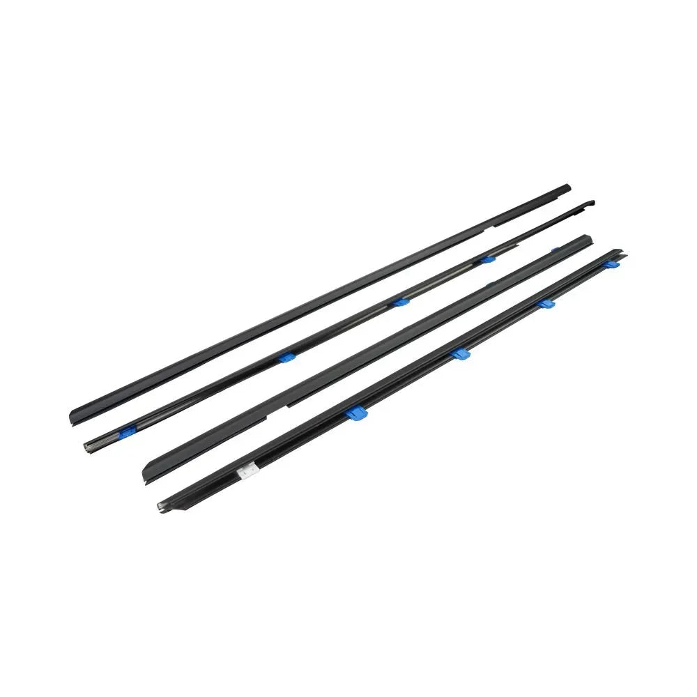 4Pcs For Honda Civic 2012-2015 Windows Rubber Weatherstrip Waterproof Pressure Strip Sealing Belt Moulding Trim 72410TR0A01 
