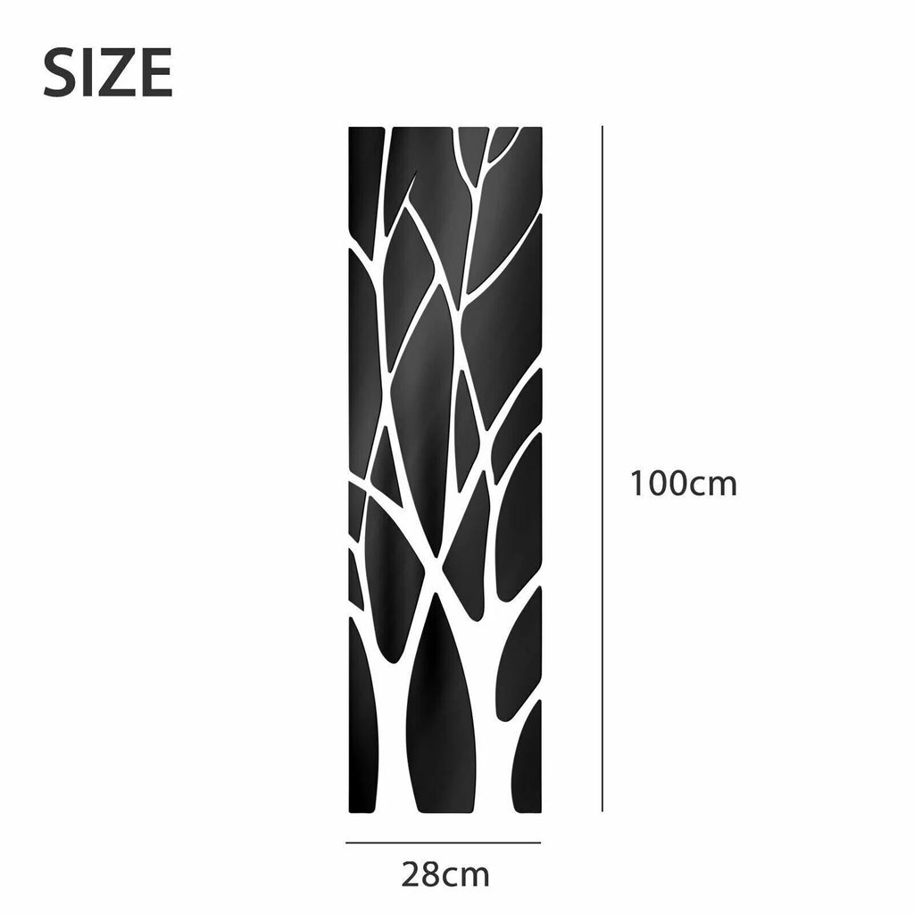 3D Mirror Art Removable Wall Sticker Acrylic Mural Decal Home Living Room Decor