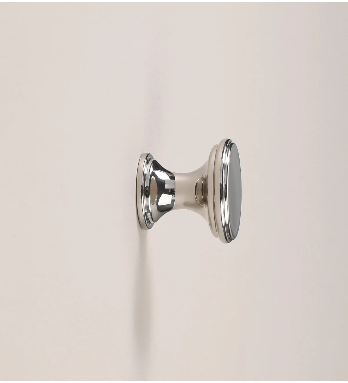 Silver cabinet door handle creative wardrobe/cabinet/drawer knobs modern minimalist single-hole door pull furniture hardware