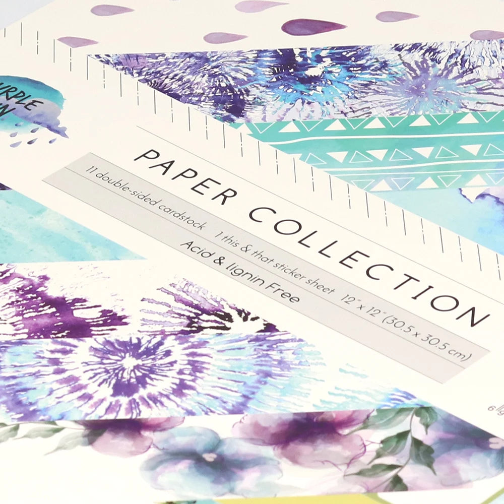 Creative Path 12 Inch Scrapbooking Designer Papers Crafts Materials Journaling Background Decoration Acid Free 305x305mm
