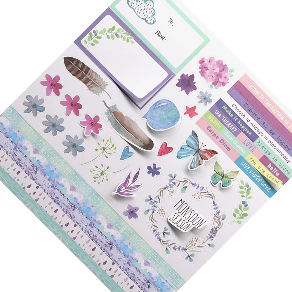 Creative Path 12 Inch Scrapbooking Designer Papers Crafts Materials Journaling Background Decoration Acid Free 305x305mm