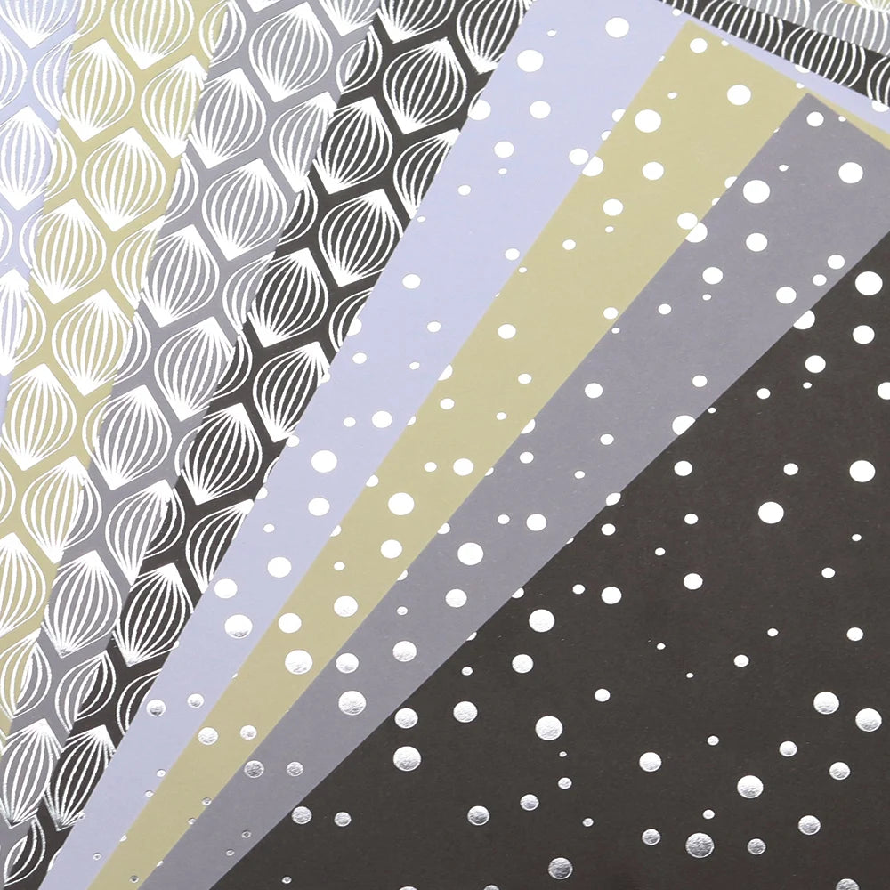 Creative Path A4 Foil Scrapbooking Papers Supplies Crafts Materials 28 Sheets Cardmaking Journaling Decoration Acid Free