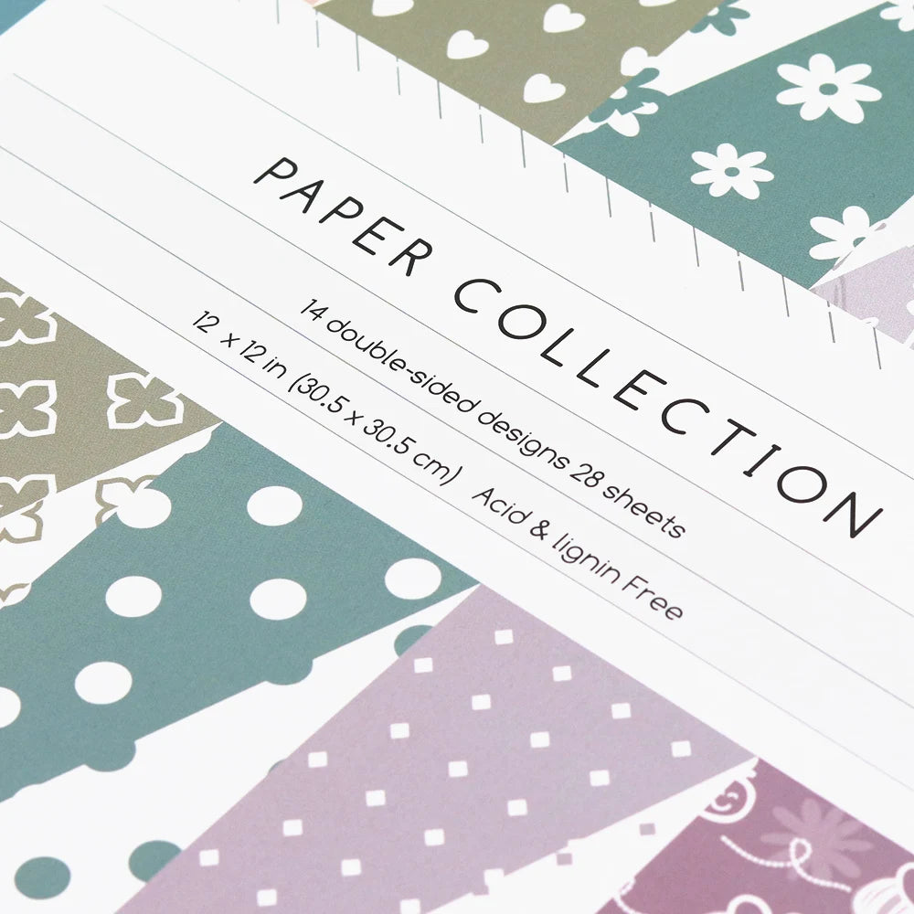 Creative Path 12 Inch Scrapbooking Papers Supplies Crafts Materials 28 Sheets Journaling Cardmaking Background Acid Free